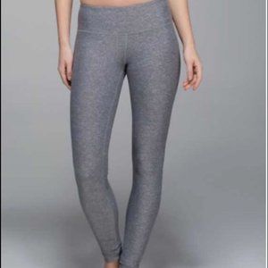 LULULEMON Wunder Under Low-Rise 6 Heathered Slate